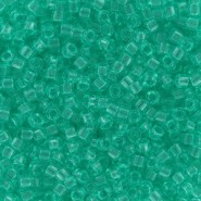 Miyuki delica kralen 11/0 - Transparent mint green dyed DB-1304